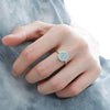 Alloy Animal Zodiac Style Stacked Turtles Ring Set Electroplated With 14K Gold