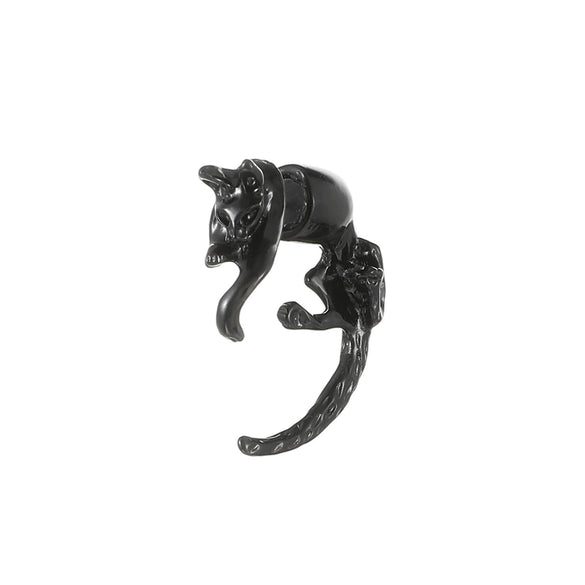 Alloy Animal Zodiac Three Dimensional Electroplated Women's Earrings Leopard Cat Dinosaur