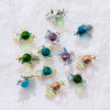 Alloy Animals Style Three Dimensional Bubble Blowing Fish Pendant Electroplated Jewelry Accessories