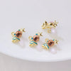 Alloy Animals Style Three Dimensional Bubble Blowing Fish Pendant Electroplated Jewelry Accessories