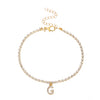 Alloy Anklet With Letters Numbers Text Pattern And Artificial Gemstones Semiprecious Stones Inlay For Women