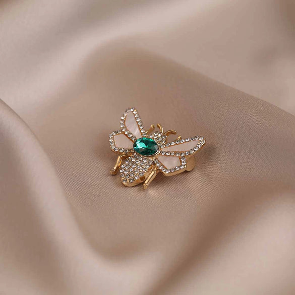 Alloy Antiglare Bee Brooch Electroplated Minimalist Animal Style Women's
