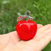 Alloy Apple Pendant Car Ornament Diy Jewelry Accessories Keychain Bag Pendant Electroplated