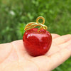 Alloy Apple Pendant Car Ornament Diy Jewelry Accessories Keychain Bag Pendant Electroplated