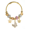 Alloy Beaded Bracelet Set With Diamonds Butterfly Geometric Style Women's