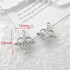 Alloy Beaded Pendant Bracelet Necklace With Cross And Bear Black Pink Lovely Style Electroplated Line Pattern