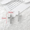 Alloy Beaded Pendant Bracelet Necklace With Cross And Bear Black Pink Lovely Style Electroplated Line Pattern