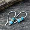 Alloy Beaded Turquoise Snowflake Geometric Women's Earrings