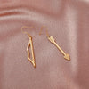 Alloy Bow And Arrow Geometric Earrings For Women