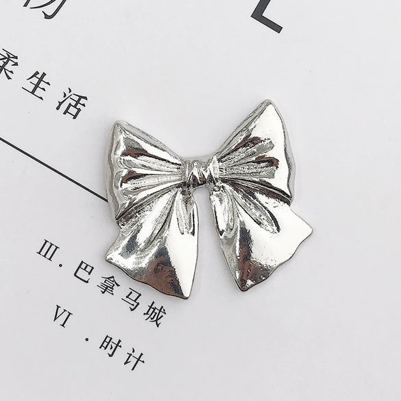 Alloy Bow Jewelry Accessories Electroplated
