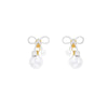 Alloy Bow Style Electroplated Women's Earrings
