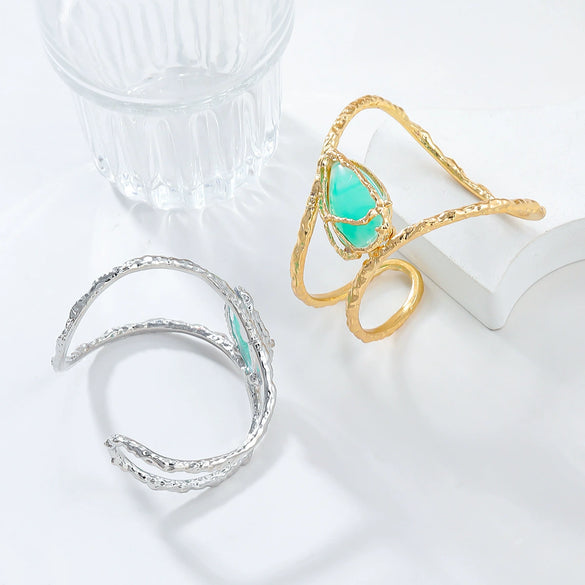 Alloy Bracelet Electroplating Geometric Hip Hop Ladies Jewelry