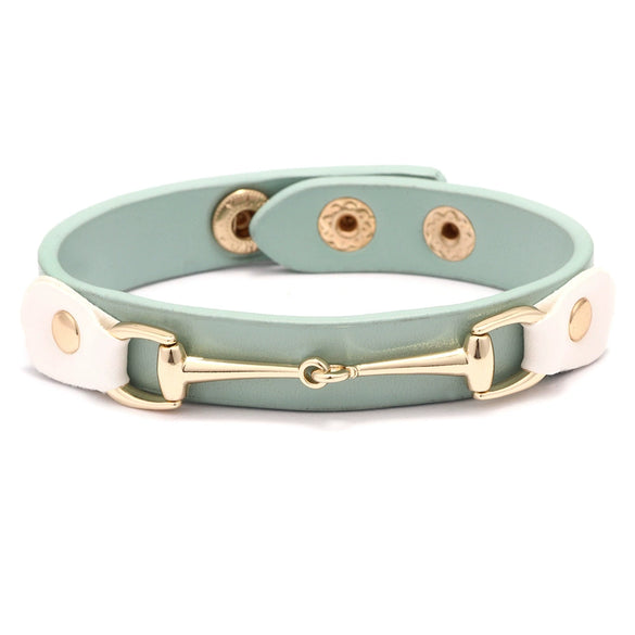 Alloy Bracelet Fashion Simple Adjustable Horseshoe Buckle Geometric Electroplated Unisex Women's