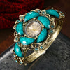 Alloy Bracelet Quartz Watch For Women Fashion Round Dial Moon Curved Edge Diamondencrusted