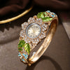 Alloy Bracelet Quartz Watch For Women With Round Dial Fashion Style