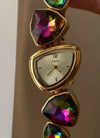 Alloy Bracelet Watch Irregular Crystal Strap Light Luxury Fashion Design
