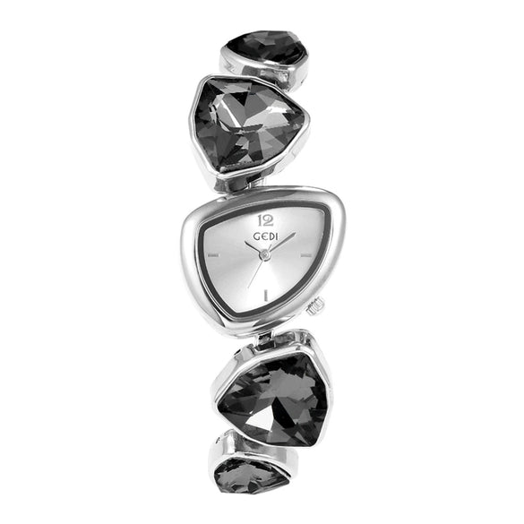 Alloy Bracelet Watch Irregular Crystal Strap Light Luxury Fashion Design