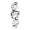 Alloy Bracelet Watch Irregular Crystal Strap Light Luxury Fashion Design