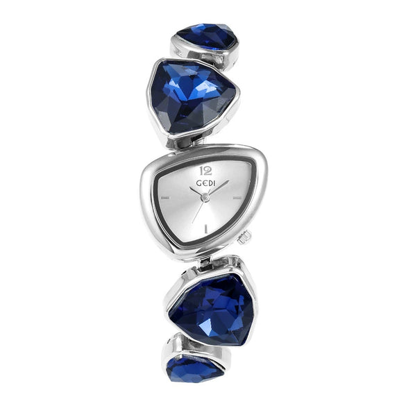 Alloy Bracelet Watch Irregular Crystal Strap Light Luxury Fashion Design