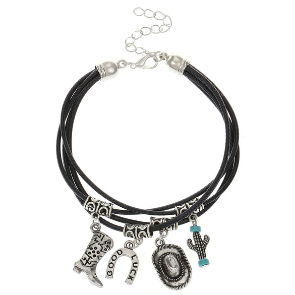Alloy Bracelet With Geometric Animal Zodiac Pattern Electroplated For Women
