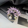Alloy Brooch Luxury Retro Style With Flower And Star Pattern Electroplated