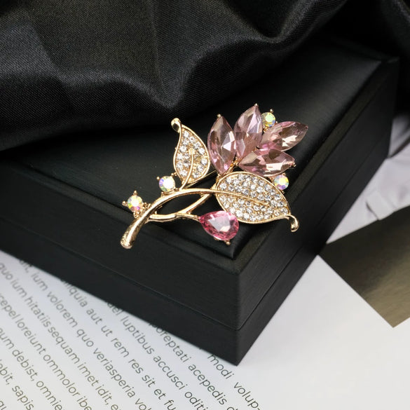 Alloy Brooch Luxury Retro Style With Flower And Star Pattern Electroplated