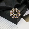 Alloy Brooch Luxury Retro Style With Flower And Star Pattern Electroplated