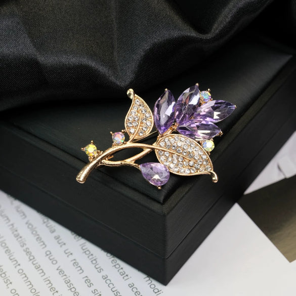 Alloy Brooch Luxury Retro Style With Flower And Star Pattern Electroplated