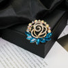 Alloy Brooch Luxury Retro Style With Flower And Star Pattern Electroplated