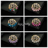 Alloy Brooch Luxury Retro Style With Flower And Star Pattern Electroplated