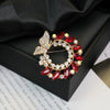 Alloy Brooch Luxury Retro Style With Flower And Star Pattern Electroplated