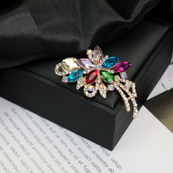 Alloy Brooch Luxury Retro Style With Flower And Star Pattern Electroplated