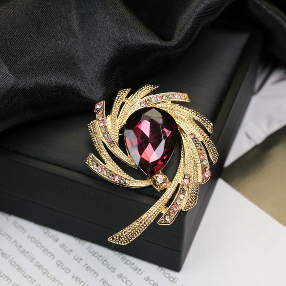 Alloy Brooch Star Animal Flower Bow Leaf Pattern Electroplating Simple Fashionable Personality