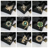 Alloy Brooch Star Animal Flower Bow Leaf Pattern Electroplating Simple Fashionable Personality