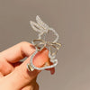 Alloy Bunny Brooch With Flower Pattern Electroplated For Women's Suit Accessories
