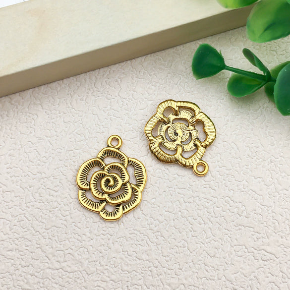 Alloy Butterfly Accessories Electroplated For Diy Bracelet Pendant Earrings