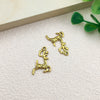 Alloy Butterfly Accessories Electroplated For Diy Bracelet Pendant Earrings