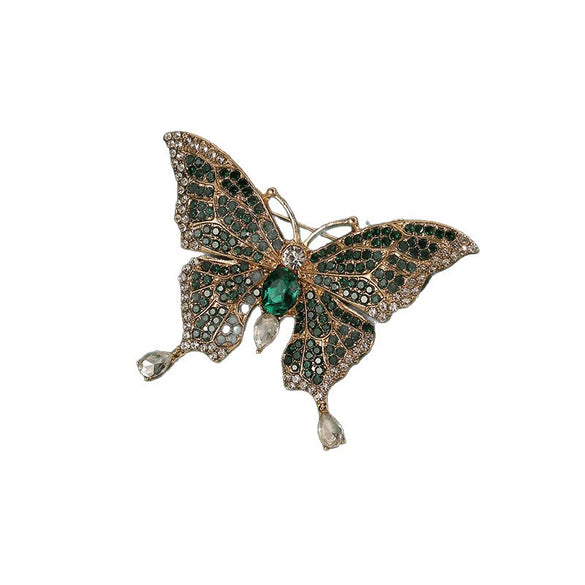 Alloy Butterfly Brooch Electroplating Minimalist Animal Design Women's Jewelry