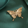 Alloy Butterfly Brooch Electroplating Minimalist Animal Design Women's Jewelry