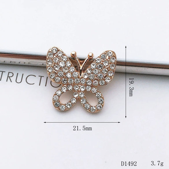 Alloy Butterfly Pattern Electroplated Fashion Ol Style Slippers And Bracelet Accessories