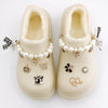 Alloy Butterfly Pattern Electroplated Fashion Ol Style Slippers And Bracelet Accessories