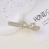 Alloy Butterfly Rhinestone Duckbill Side Clip Hairpin For Women Set With Diamonds