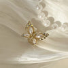 Alloy Butterfly Women's Hairpin Clip With Electroplating Highend Style