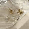 Alloy Butterfly Women's Hairpin Clip With Electroplating Highend Style