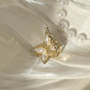 Alloy Butterfly Women's Hairpin Clip With Electroplating Highend Style