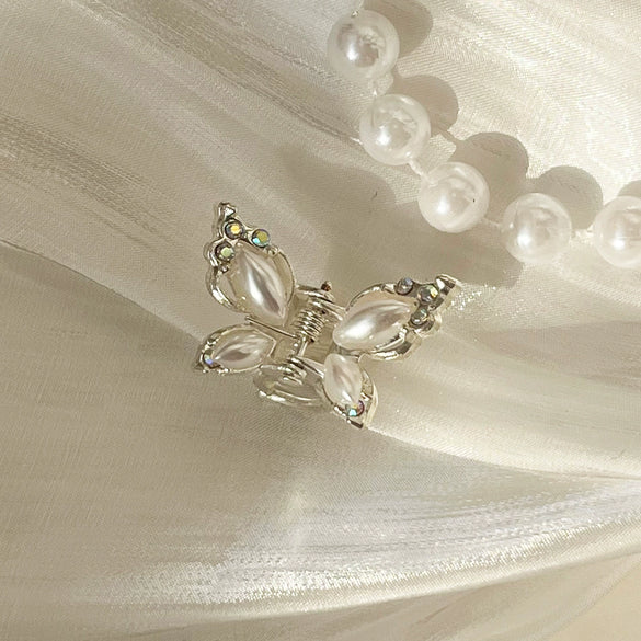 Alloy Butterfly Women's Hairpin Clip With Electroplating Highend Style