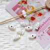 Alloy Candy Shape Loose Beads With Color Wave Dot Handpainted And Baking Paint For Diy Bracelet Necklace Mobile Phone Chain