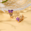 Alloy Cartoon Cute Dripping Oil Animal Flower Women's Ear Clips