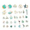 Alloy Cartoon Dripping Oil Handmade Pendant Earrings Jewelry Mobile Phone Shell Accessories Wholesale