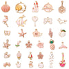 Alloy Cartoon Dripping Oil Handmade Pendant Earrings Jewelry Mobile Phone Shell Accessories Wholesale